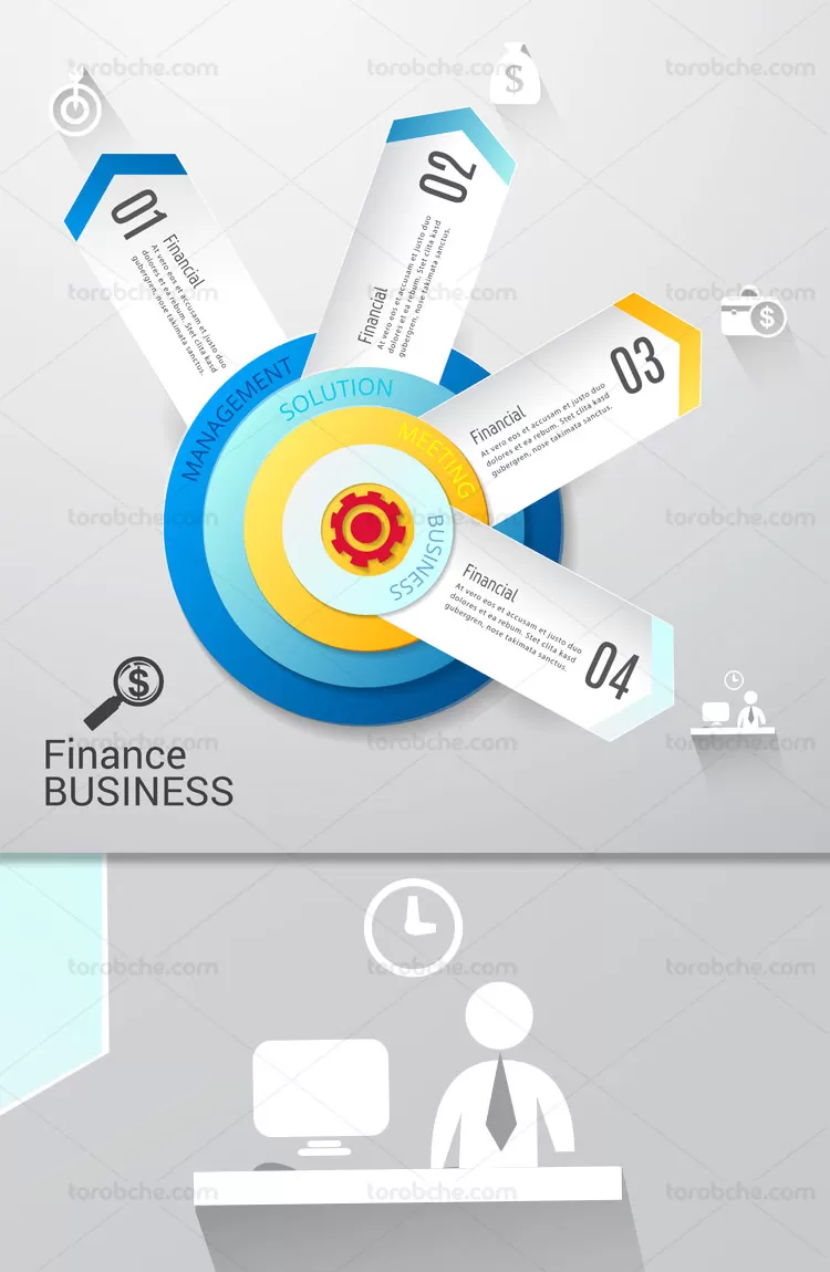 وکتور اینفوگرافیک سرمایه گذاری | گرافیک با طعم تربچه