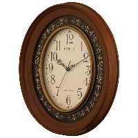 ساعت ديواری چوبی دو رينگ لوتوس کد محصول: L007-CALVIN