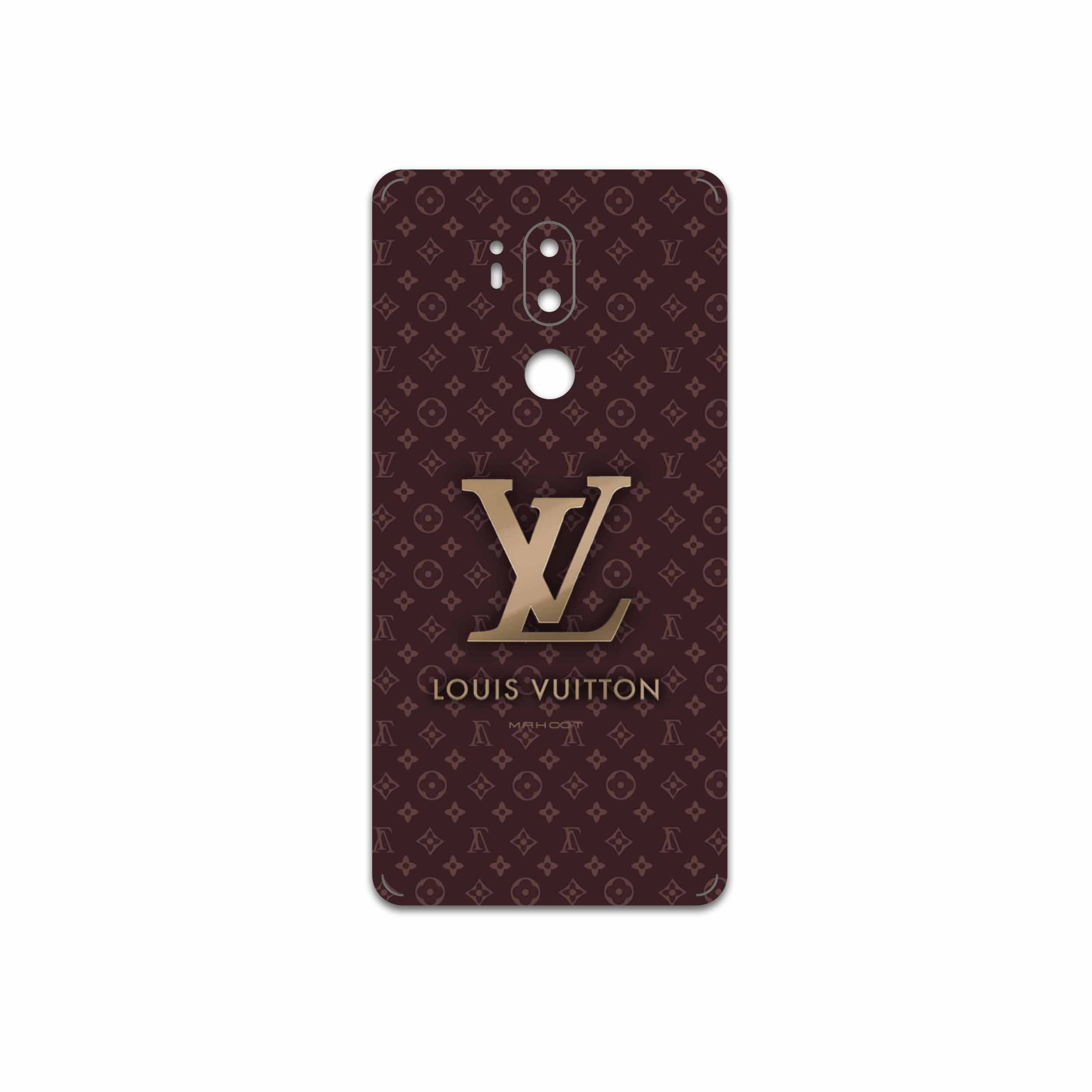 برچسب پوششی ماهوت مدل LOUIS-VUITTON-Logo مناسب برای گوشی موبایل ال جی G7 PLUS THINQ
