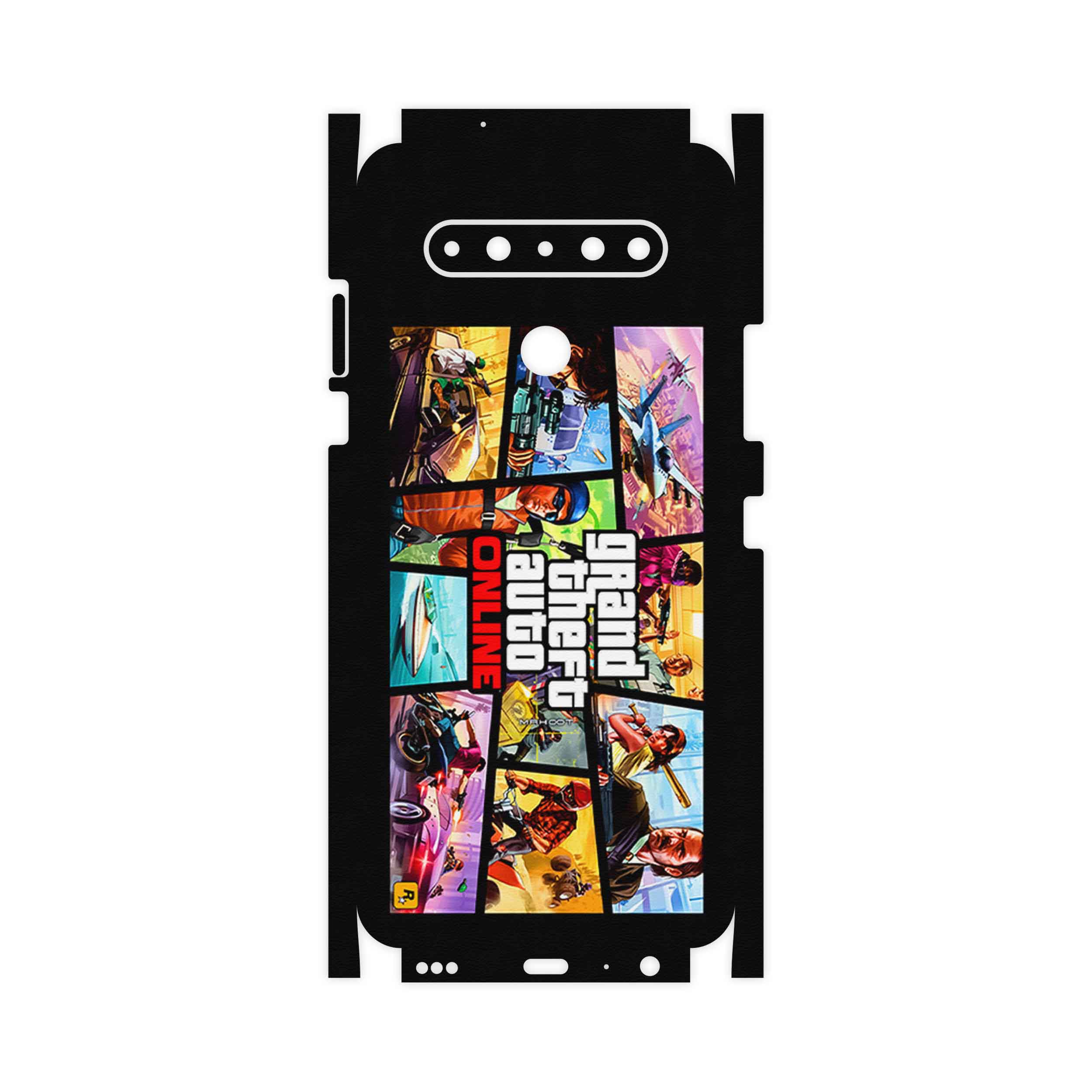برچسب پوششی ماهوت مدل GTA Online Game Series-FullSkin مناسب برای گوشی موبایل ال جی K61