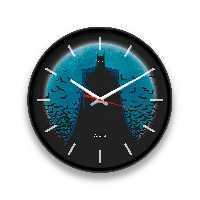 ساعت رومیزی راویتا مدل بتمن کد 3400 در رنگ های مشکی و سفید