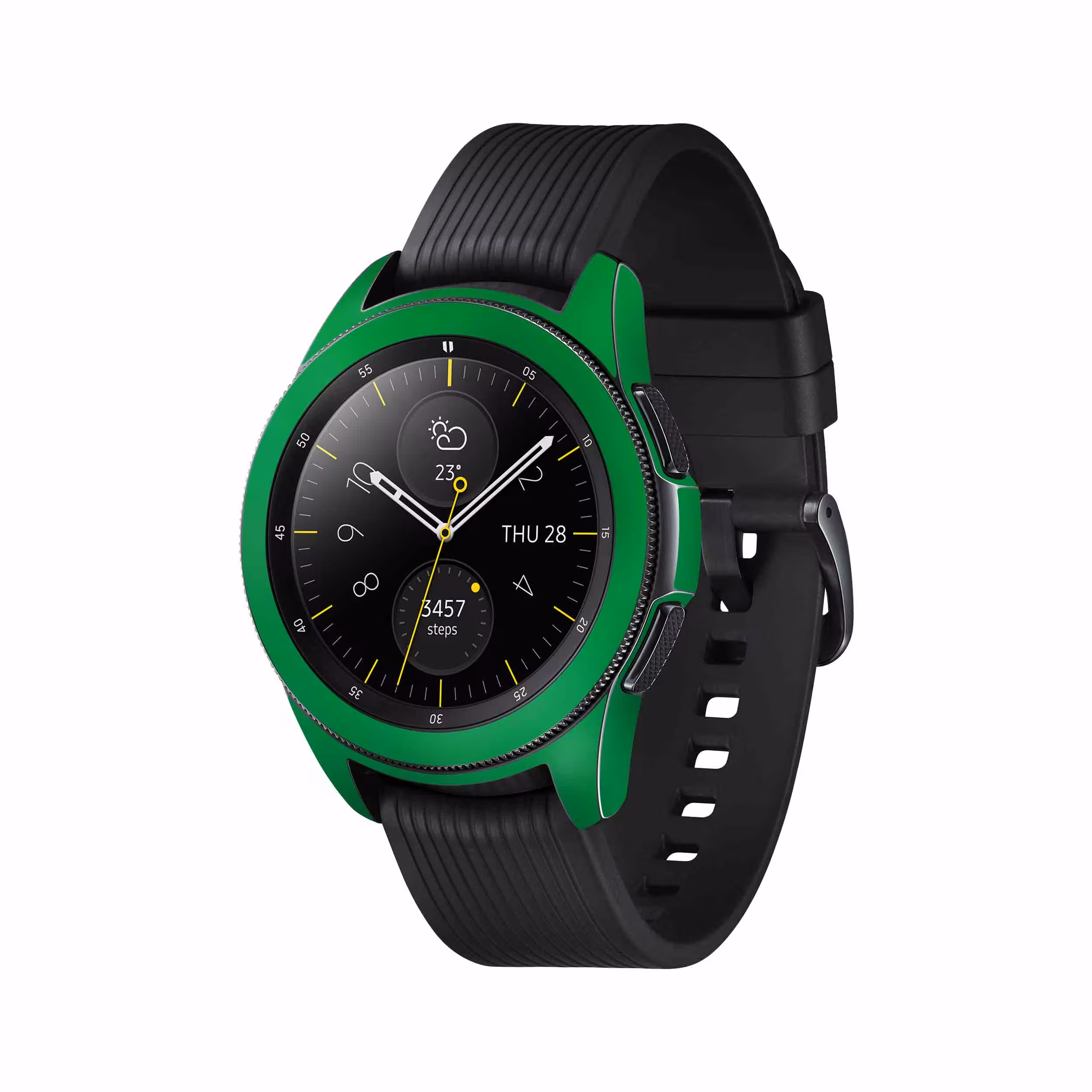 برچسب ماهوت طرح Matte-Green مناسب برای ساعت هوشمند سامسونگ Galaxy Watch 42mm