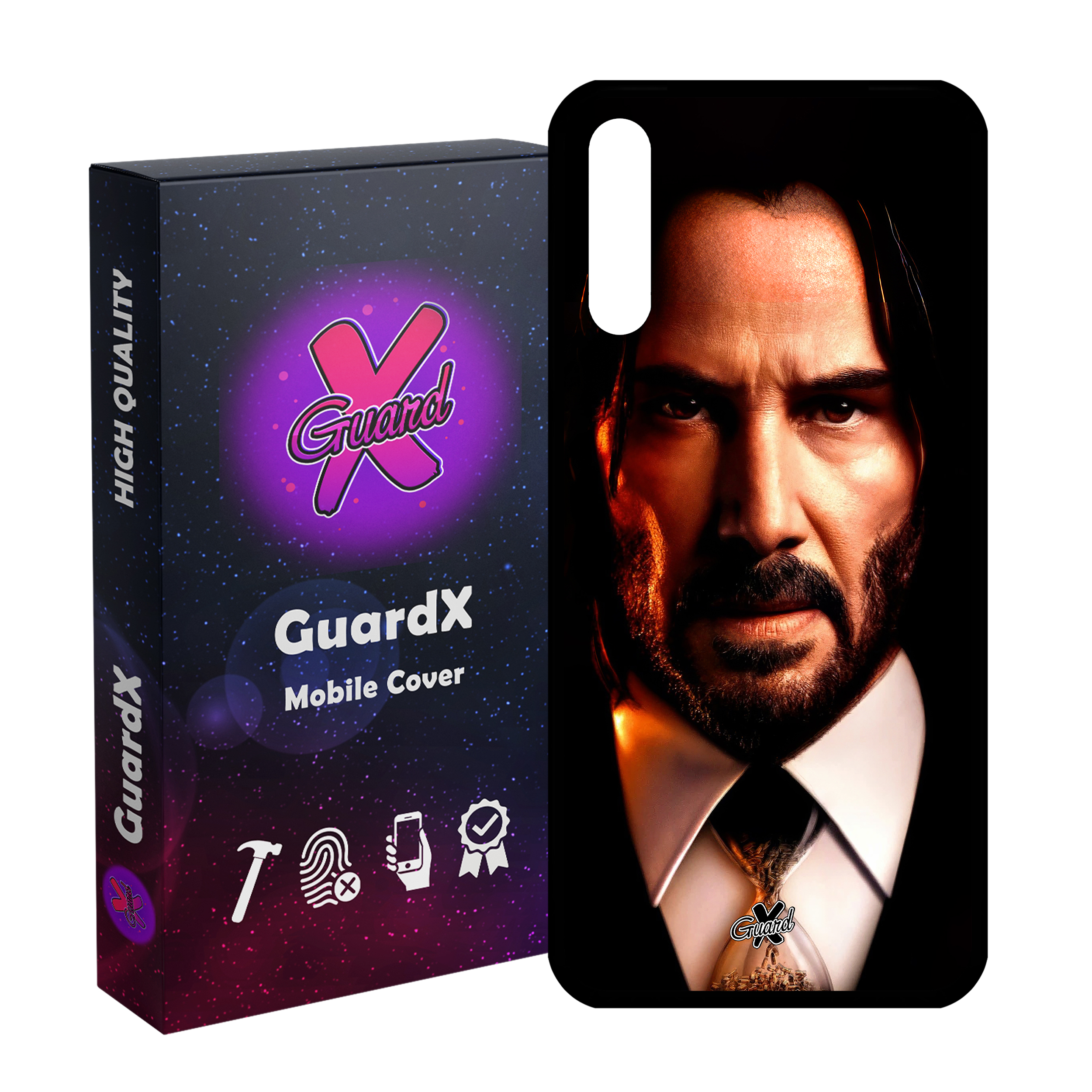 کاور گارد ایکس طرح جان ویک مدل Glass10573 مناسب برای گوشی موبایل آنر 9X/9X Pro/Y9S/P SMART Pro 2019