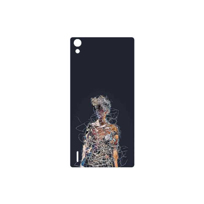 برچسب پوششی ماهوت مدل Strings Digital Art 1 مناسب برای گوشی موبایل هوآوی Ascend P7