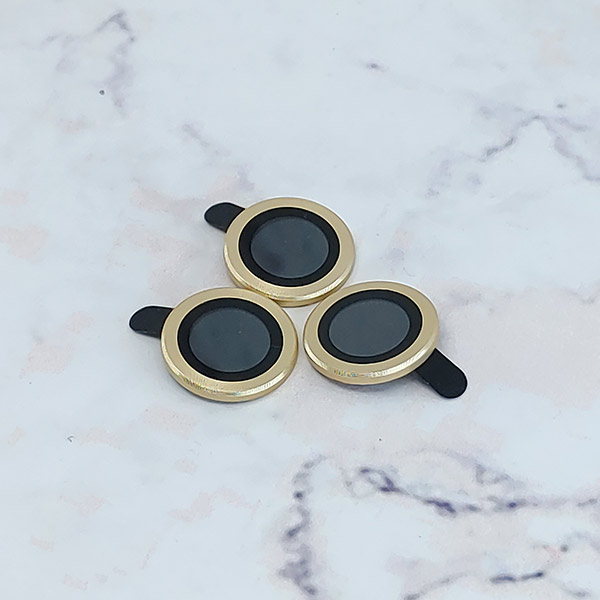 محافظ لنز دوربین مدل رینگی فلزی مناسب برای گوشی موبایل Iphone 12 Pro Max - طلایی