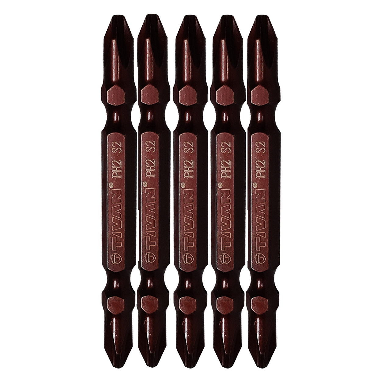 سری پیچ گوشتی دو سر چهار سو تیوان مدل HT - 0036 مجموعه 5 عددی