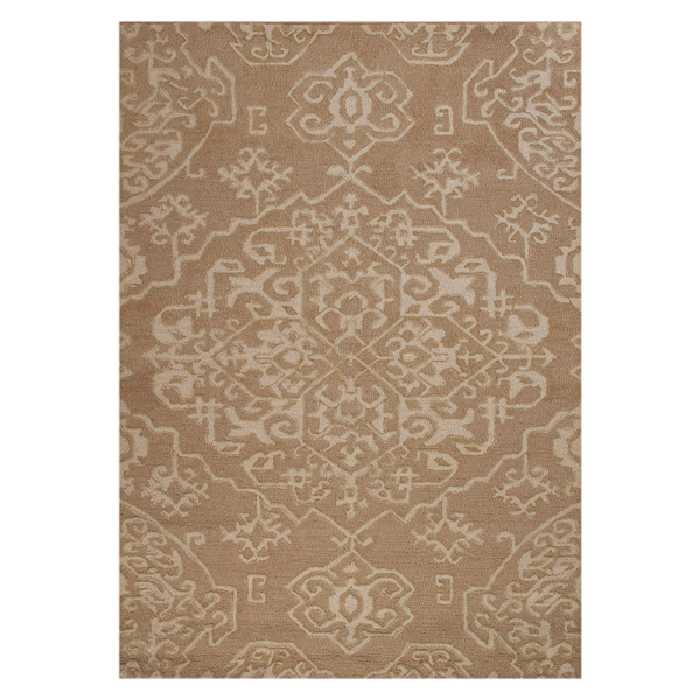 فرش نیمه دستبافت چهار متری وودو هوم مدل آیلا