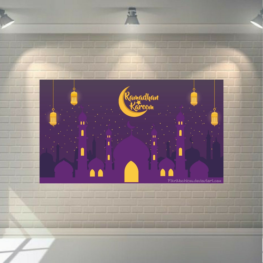 تابلو بوم طرح ماه مبارک رمضان مدل SDB131