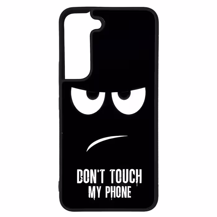 کاور طرح DONT TOUCH MY PHONE کد G-090 مناسب برای گوشی موبایل سامسونگ Galaxy S22 | دیجی قاب دونی