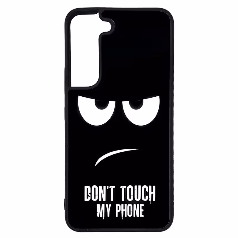 کاور طرح DONT TOUCH MY PHONE کد G-090 مناسب برای گوشی موبایل سامسونگ Galaxy S22 | دیجی قاب دونی