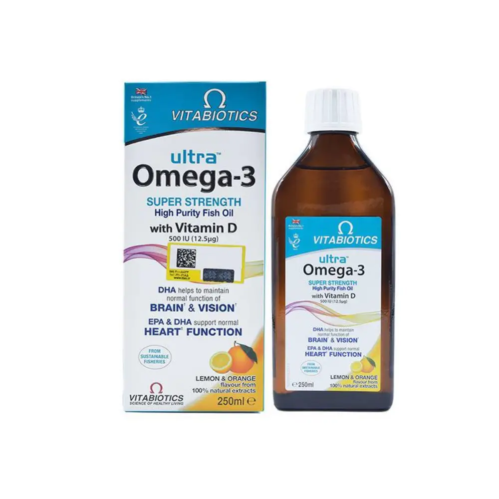 شربت اولترا امگا 3 و ویتامین د ویتابیوتیکس