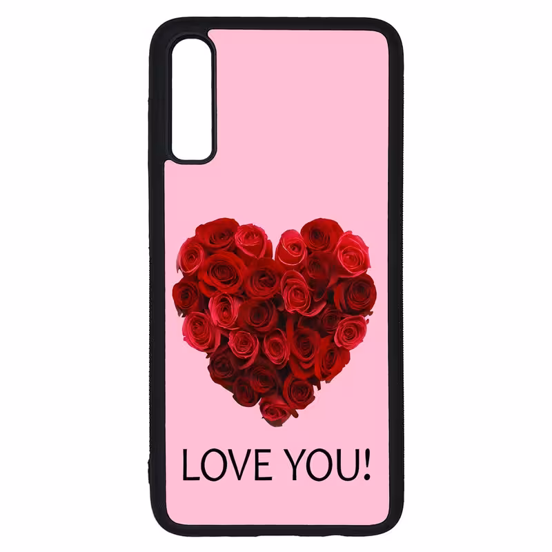 کاور طرح LOVE YOU کد G-031 مناسب برای گوشی موبایل سامسونگ Galaxy A70 / A70s | دیجی قاب دونی