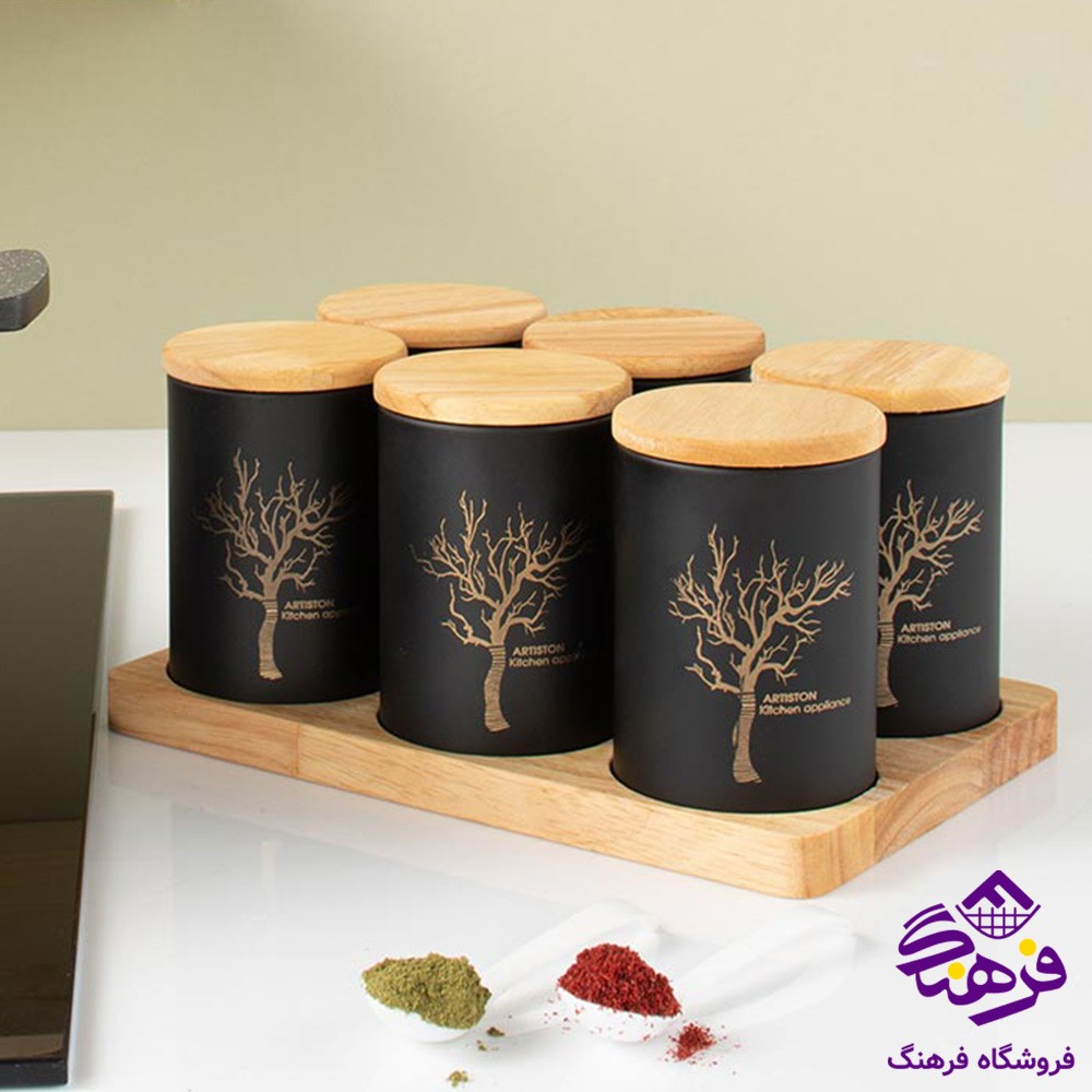 ادويه ارتيستون درب بامبو مشکي 76104