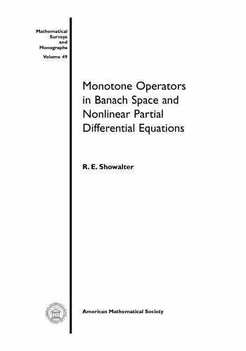 خرید و دانلود نسخه کامل کتاب Monotone operators in Banach space and nonlinear partial differential equations