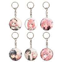 جاکلیدی خندالو مدل انیمه اسپای ایکس فمیلی کد 976A مجموعه 6 عددی