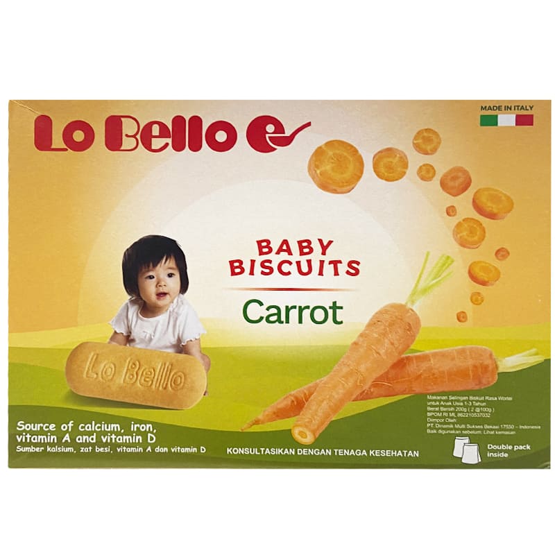 بیسکوییت طعم هویج 6+ ماه لوبلو LoBello