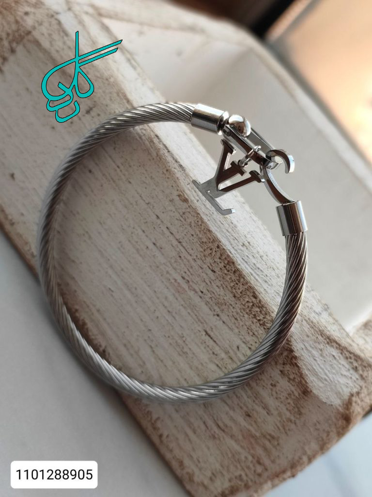 خرید تکدست استیل زنانه نقره ای رنگ ثابت ضد حساسیت کد 1215836 - ردگل