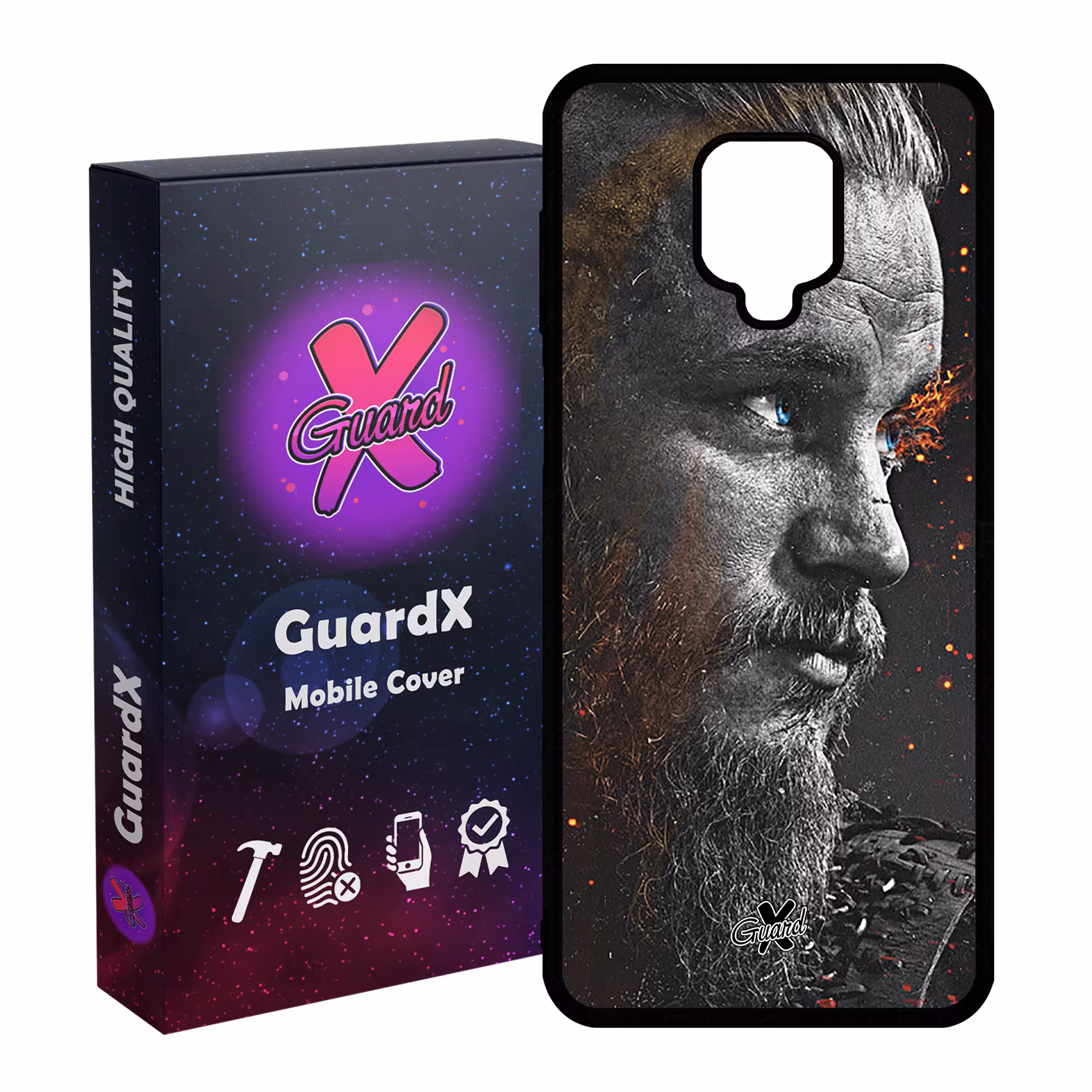 کاور گارد ایکس طرح Ragnar مدل Glass10204 مناسب برای گوشی موبایل سامسونگ Redmi Note 9S / Note 9 Pro / Note 9 Pro Max