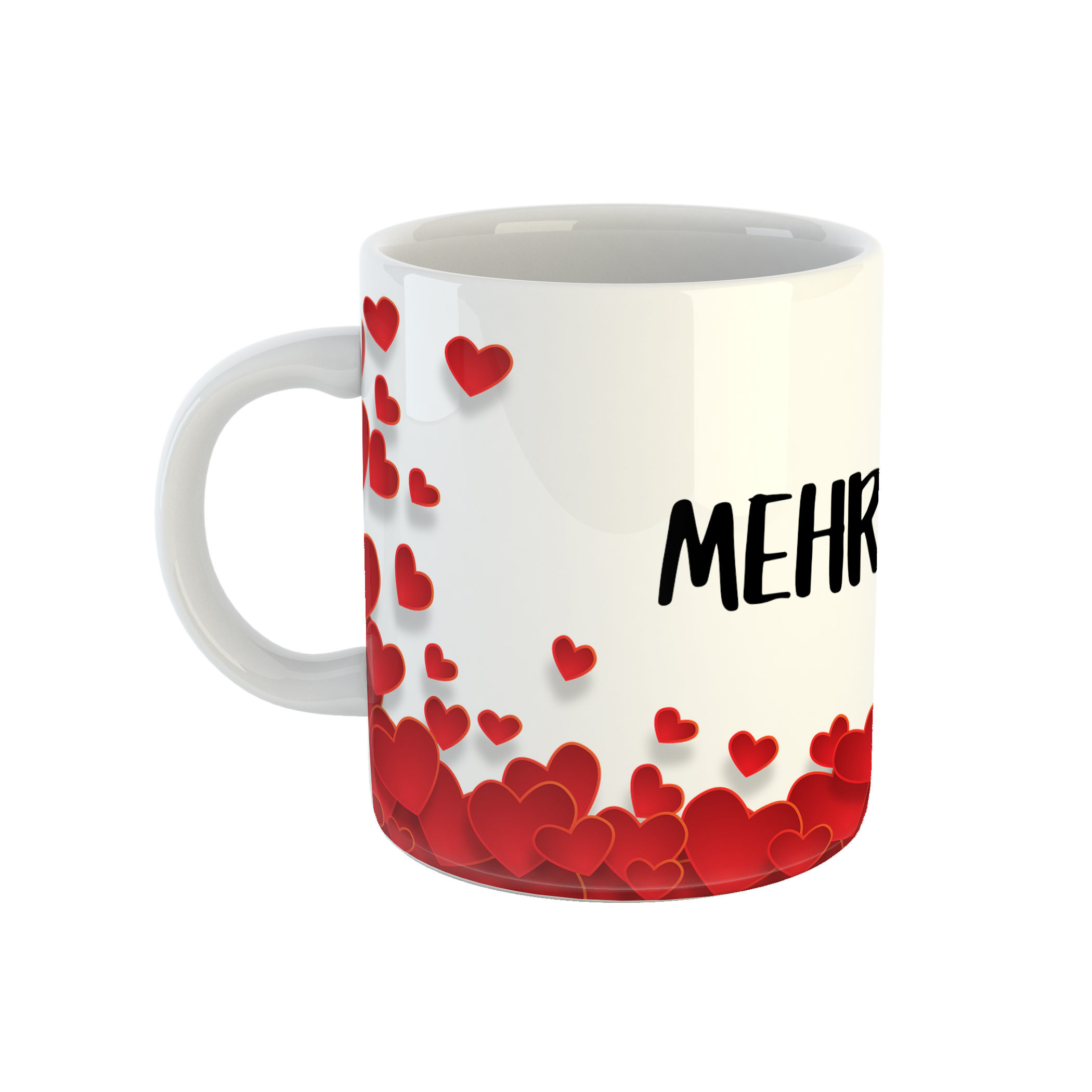 ماگ طرح قلب مدل مهرانا