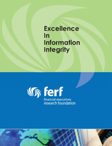 خرید و دانلود نسخه کامل کتاب Excellence in Information Integrity