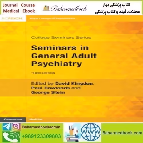 Seminars in General Adult Psychiatry 2024 TRUE PDF price 6€ - کتاب پزشکی بهار