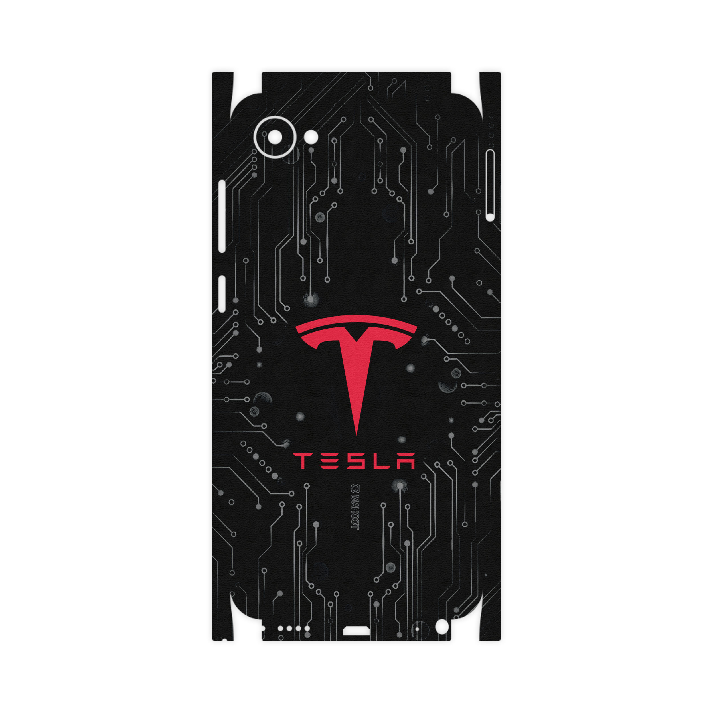 برچسب پوششی ماهوت مدل TESLA-Motors-FullSkin مناسب برای گوشی موبایل اچ تی سی Desire 12