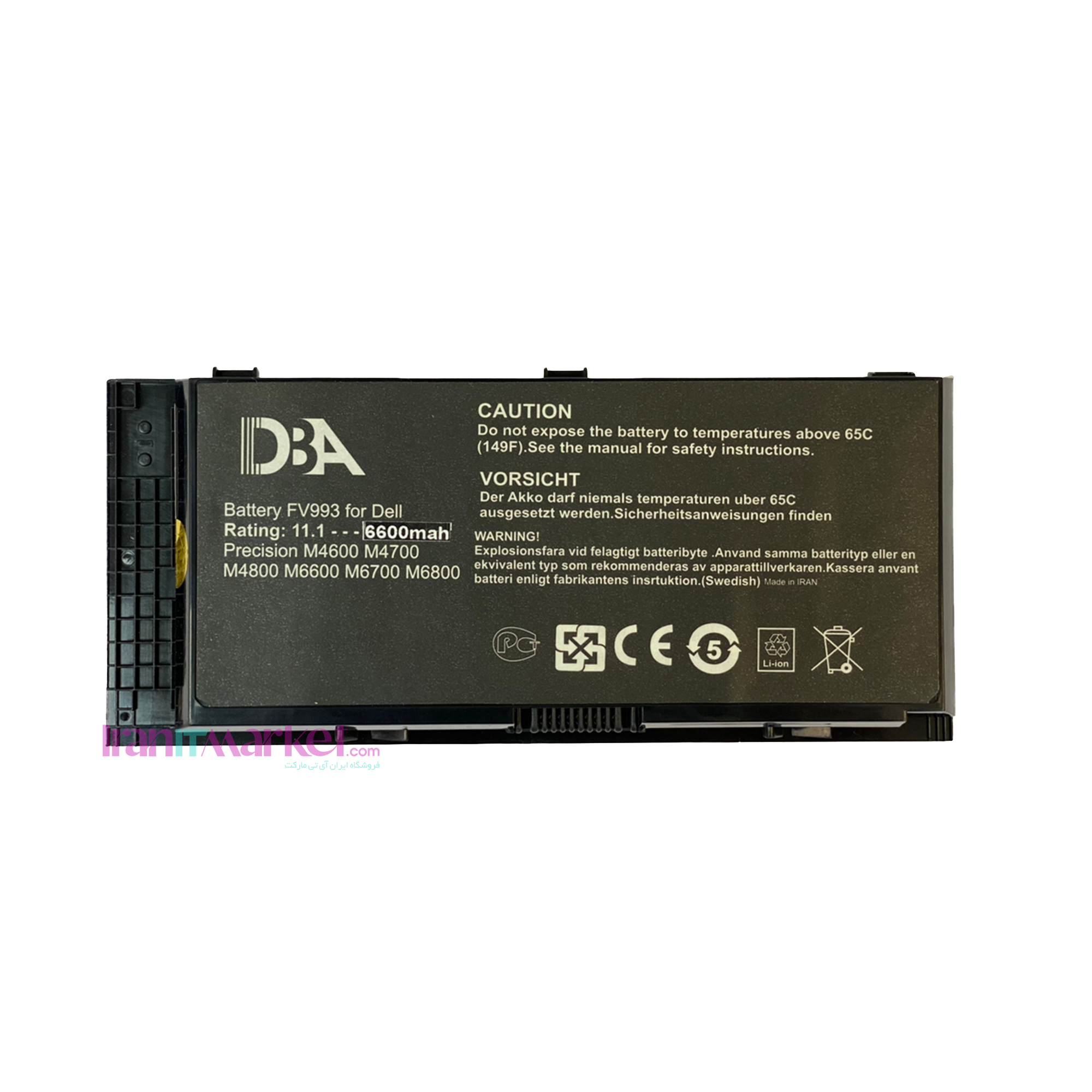 باتری دل Battery laptop DELL PG6RC