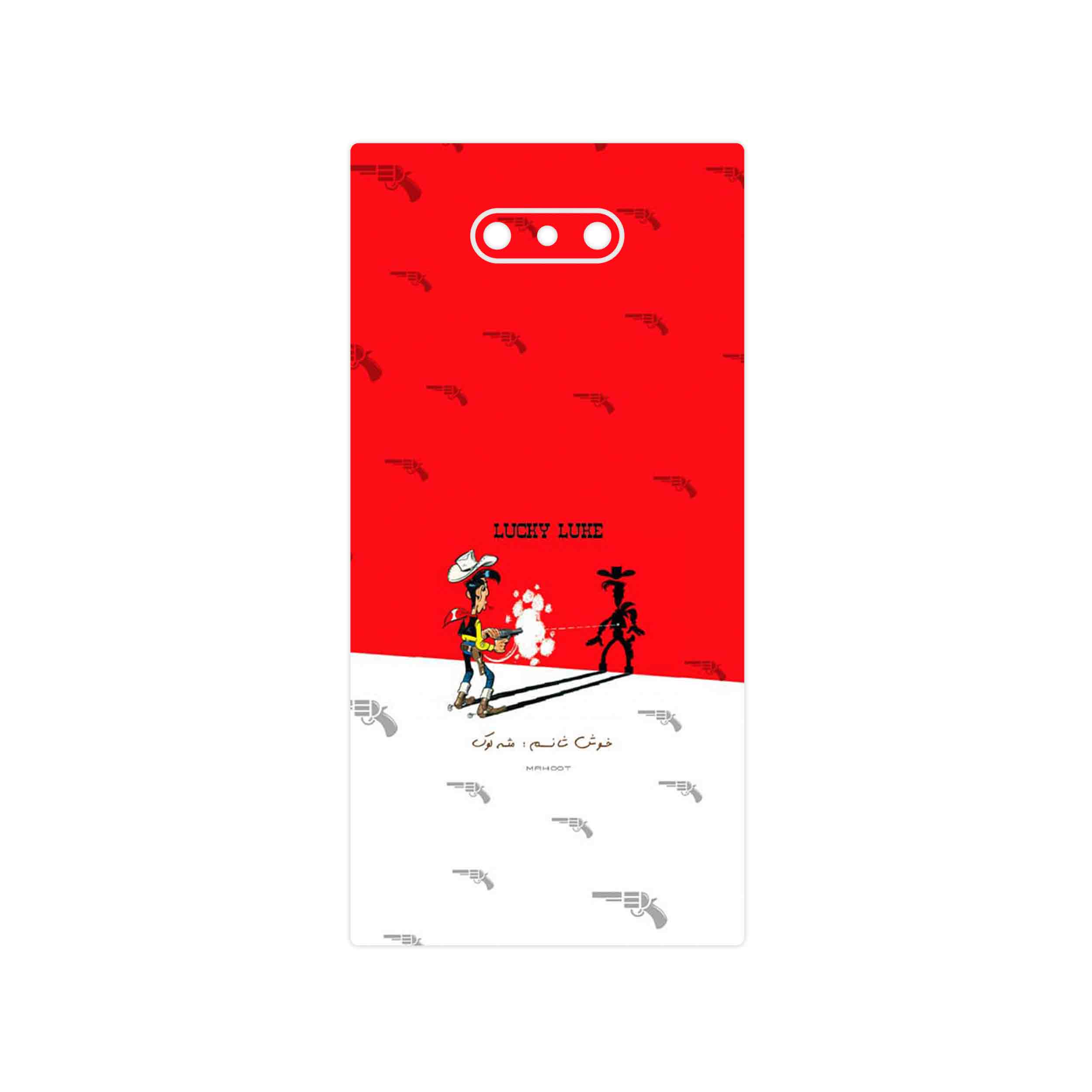 برچسب پوششی ماهوت مدل Lucky Luke مناسب برای گوشی موبایل ریزر Phone 2