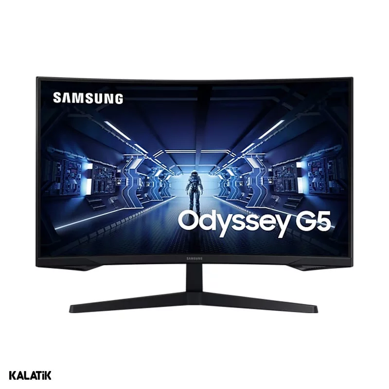 مانیتور گیمینگ سامسونگ سایز 27 اینچ سری Odyssey G5 مدل LC27G55TQWMXUE