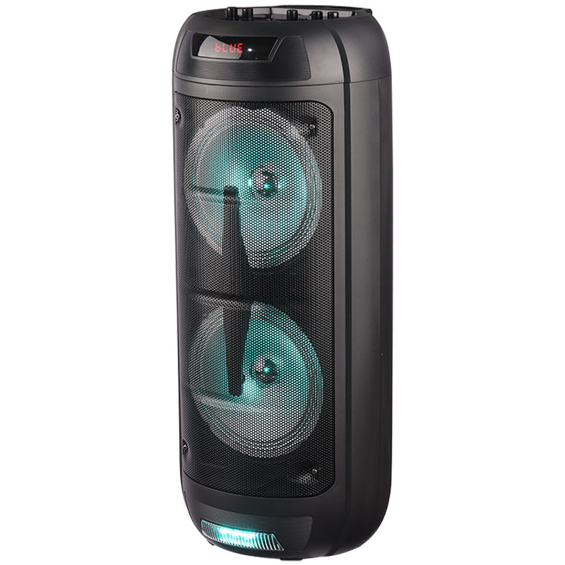 اسپیکر چمدانی بلوتوثی رم و فلش خور KTS-1199   میکروفون و ریموت کنترل