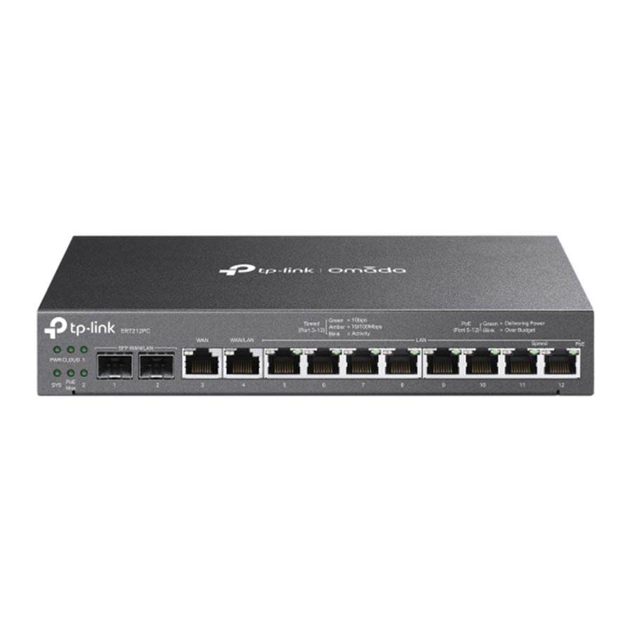 قیمت و خرید روتر گیگابیت VPN تی پی لینک مدل Omada ER7212PC | یاس ارتباط