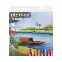 مداد شمعی 24 رنگ پییرسز کد 511539