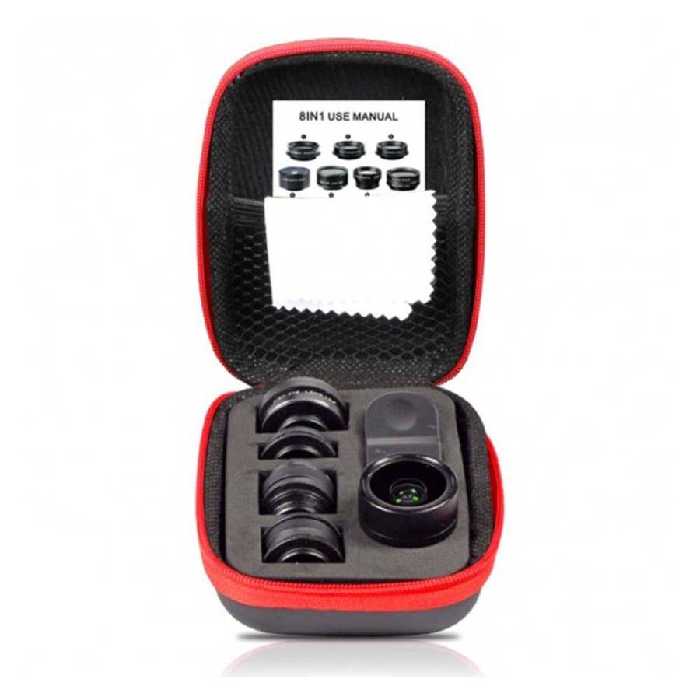 کیت لنز موبایل ایبولو IBOOLO 8-in-1 Lens Kit