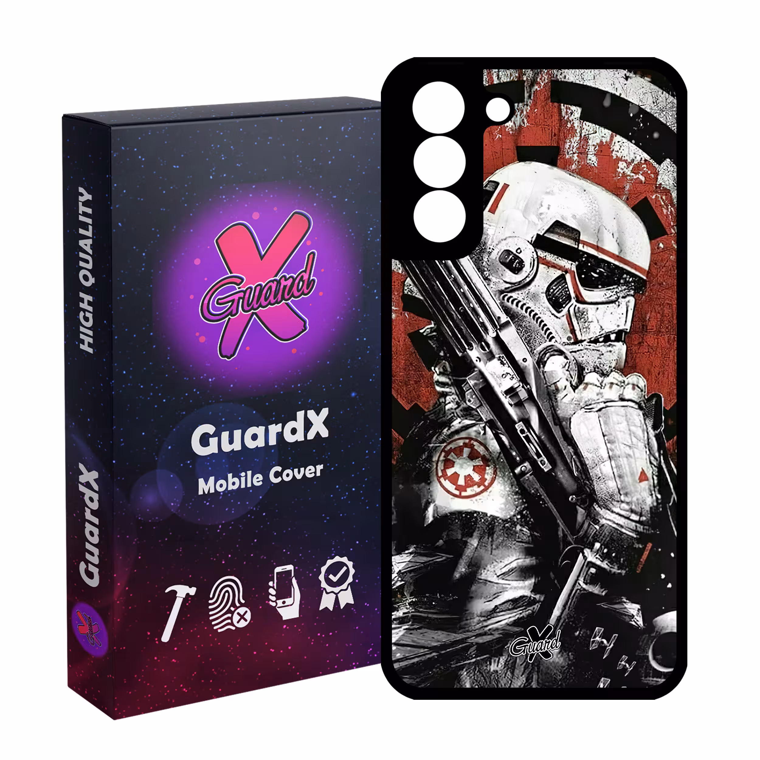 کاور گارد ایکس طرح جنگ ستارگان مدل Glass10494 مناسب برای گوشی موبایل سامسونگ Galaxy S21 FE