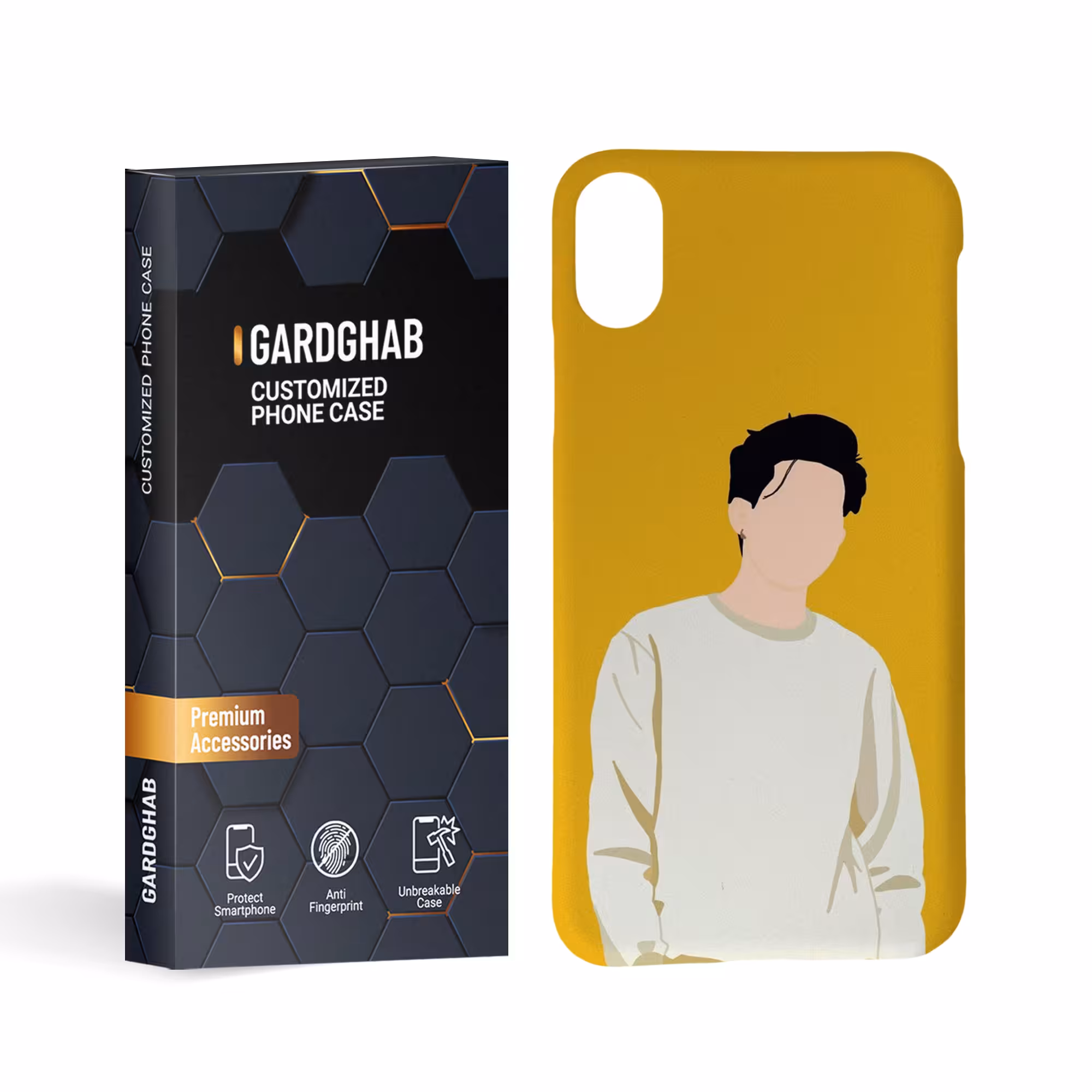 کاور گارد قاب مدل پسرانه مناسب برای گوشی موبایل اپل iphone x xs
