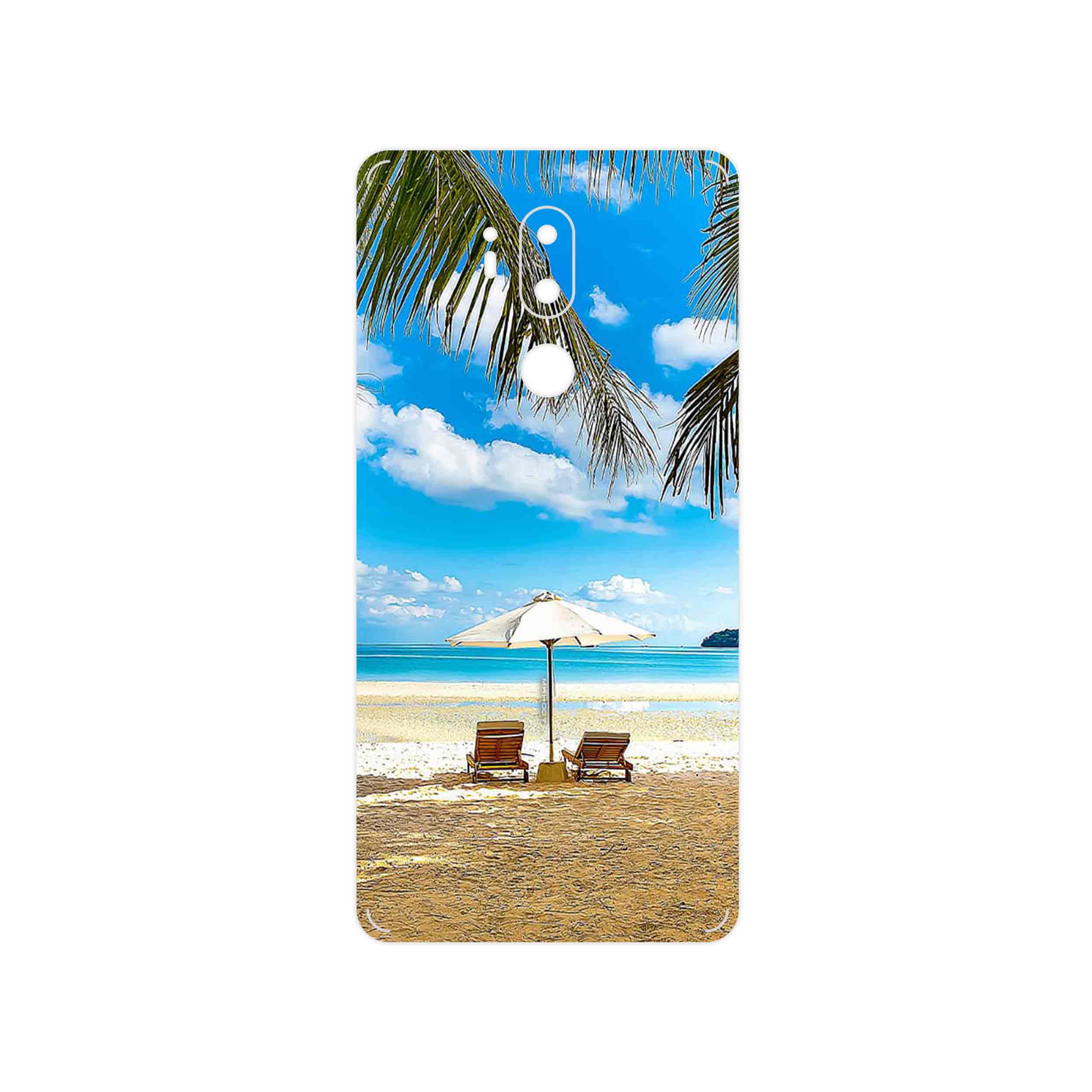 برچسب پوششی ماهوت مدل Beach مناسب برای گوشی موبایل ال جی G7 PLUS THINQ