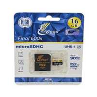 کارت حافظه microSDHC ویکو من مدل Extre600X کلاس 10 استاندارد UHS-I U3 سرعت 90MBps ظرفیت 16گیگابایت همراه با آداپتور SD