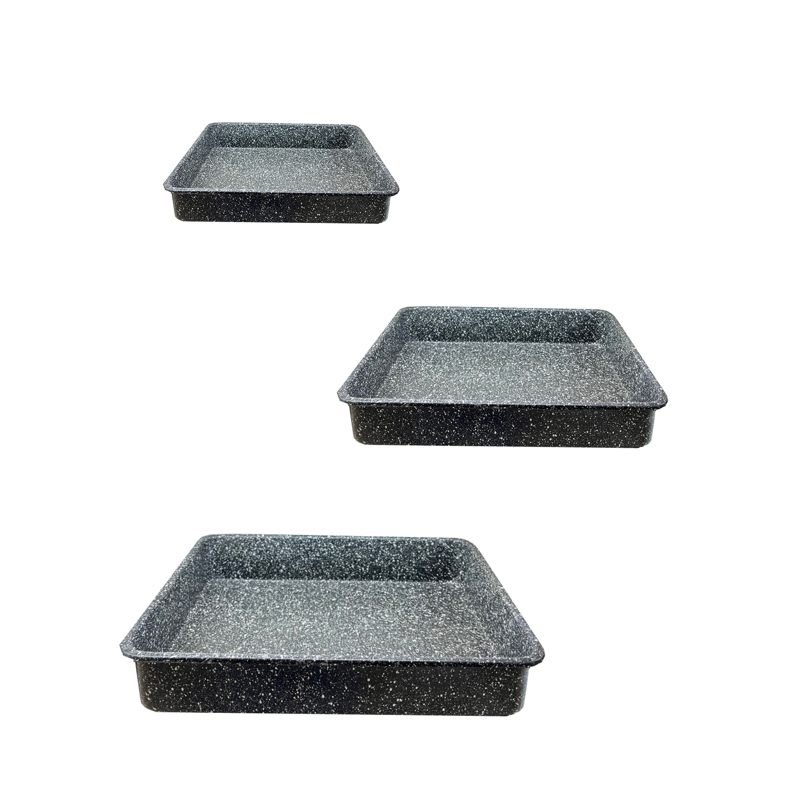 تابه فر مدل مستطیل کد T540 مجموعه 3 عددی