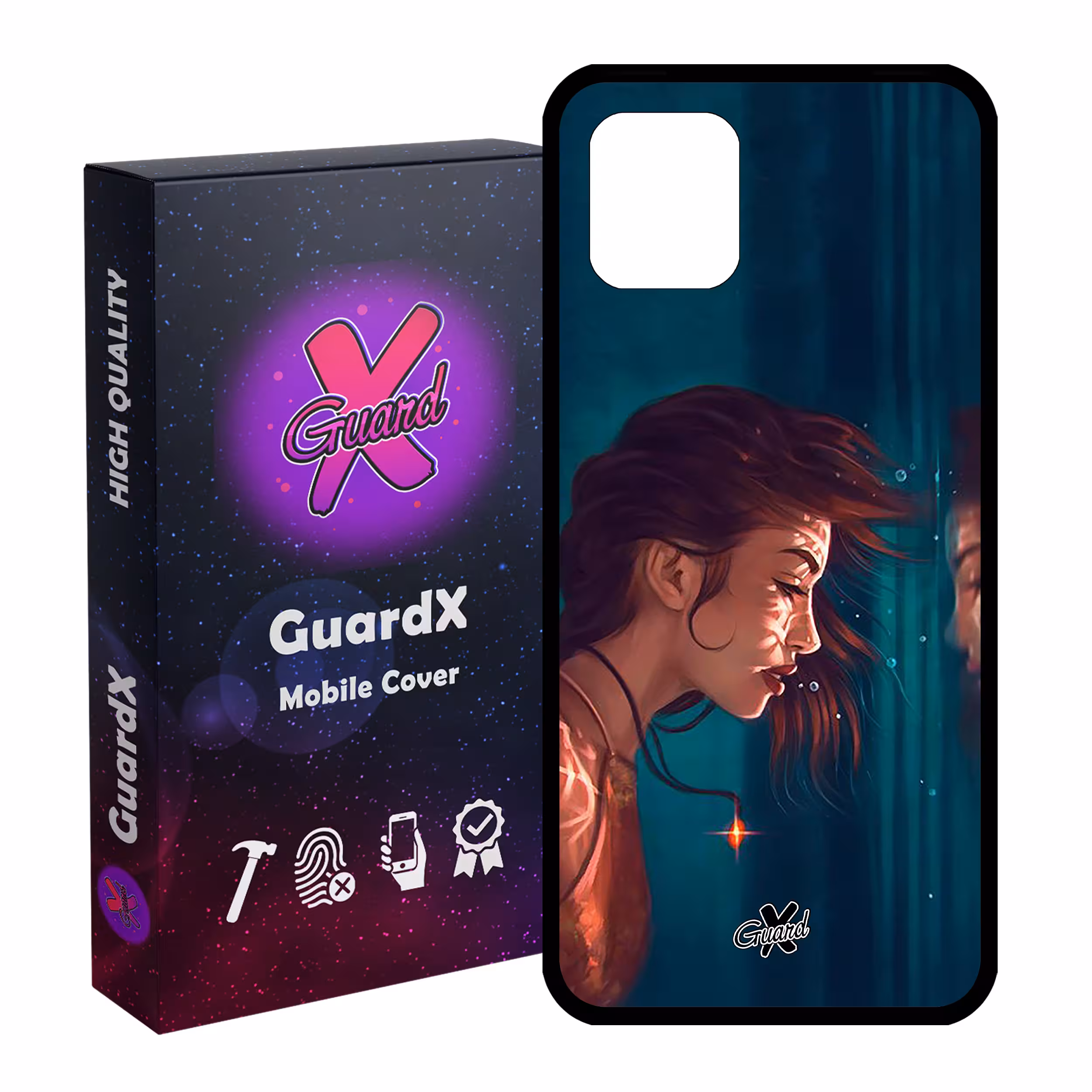 کاور گارد ایکس طرح دختر مدل Glass10371 مناسب برای گوشی موبایل سامسونگ Galaxy Note 10 Lite / A81