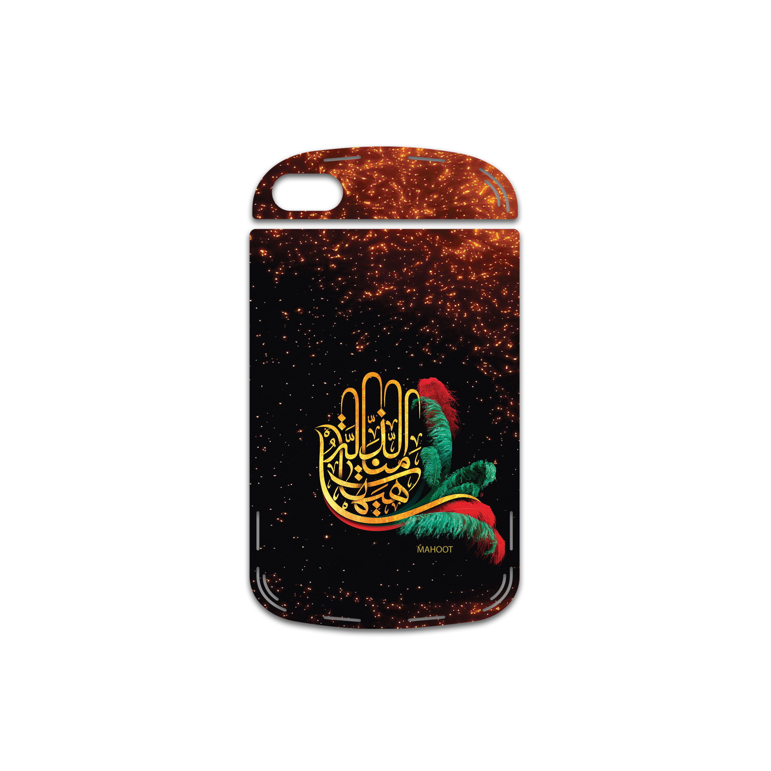 برچسب پوششی ماهوت مدل Hyhat مناسب برای گوشی موبایل بلک بری Q10