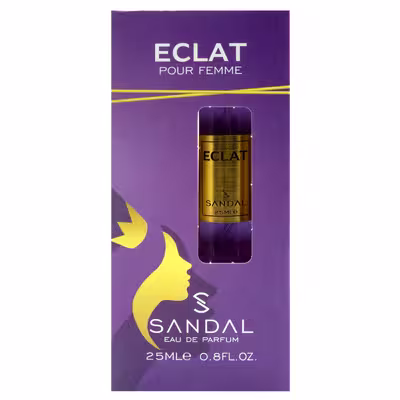 عطر جیبی زنانه صندل مدل ECLAT حجم 25 میلی لیتر