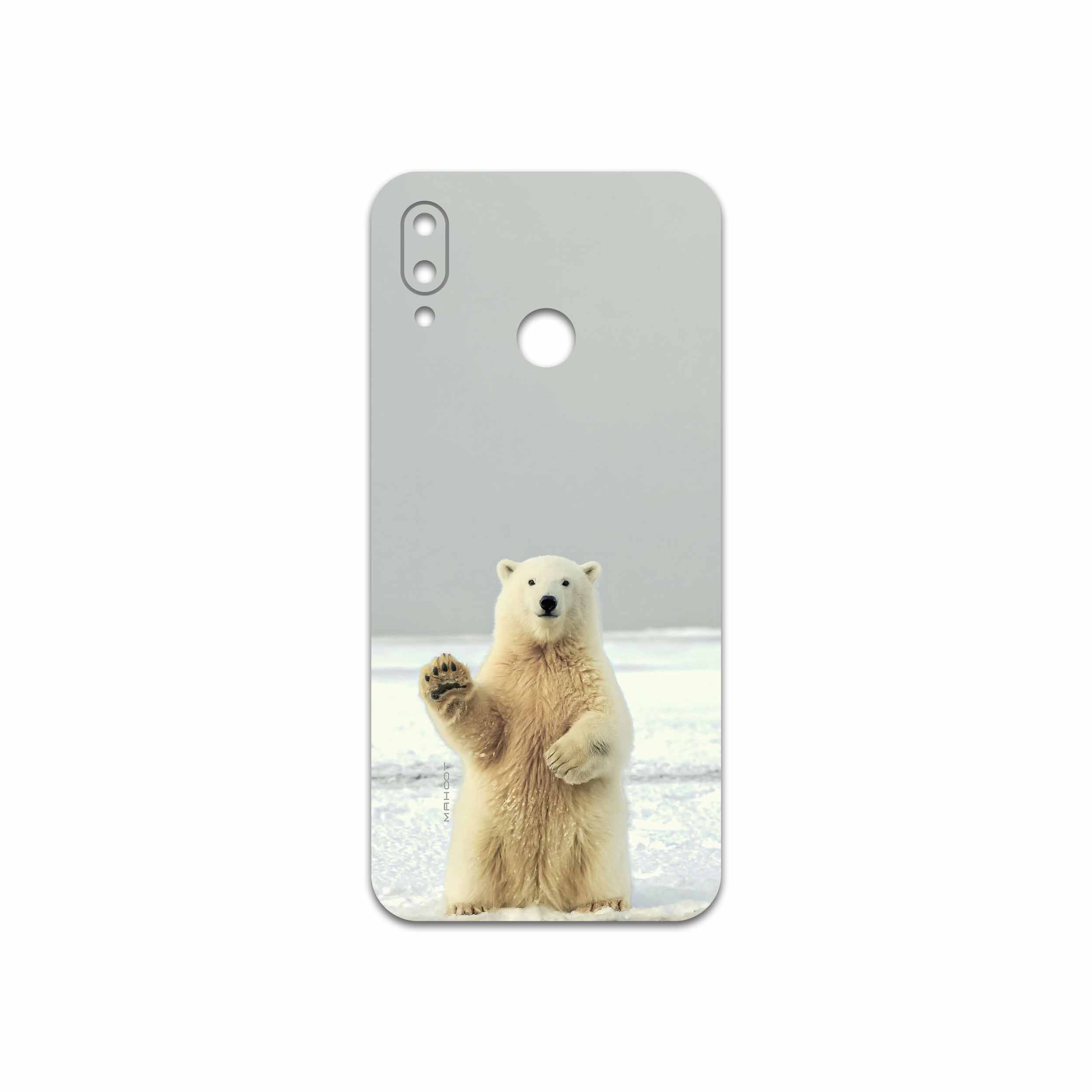 برچسب پوششی ماهوت مدل Polar bear مناسب برای گوشی موبایل هوآوی Nova 3e