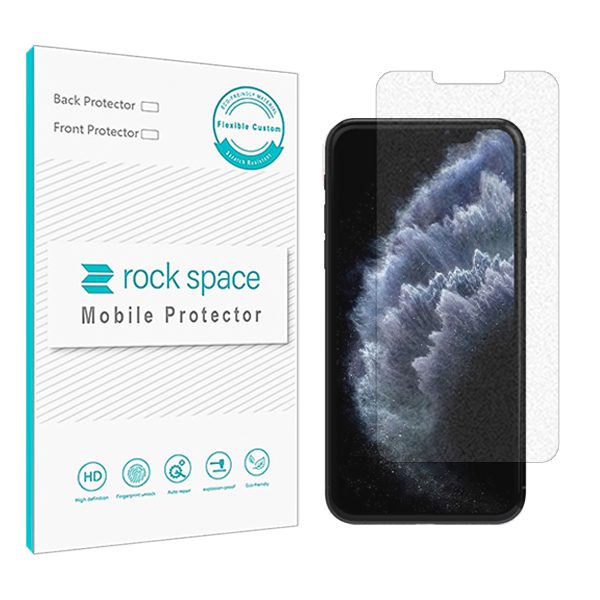 گلس آیفون iPhone 11 promax مدل نانو هیدروژل مات برند راک اسپیس کد S