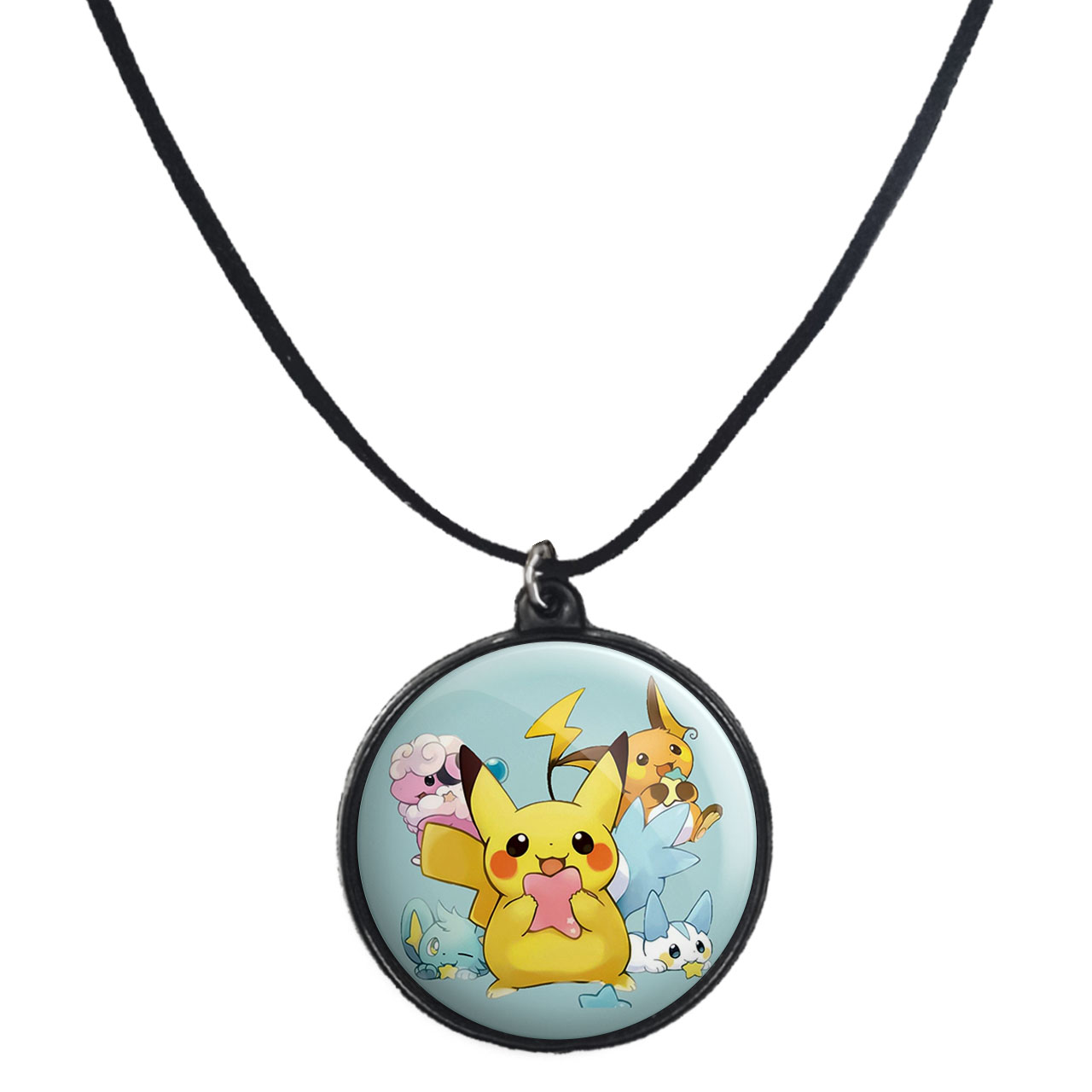 گردنبند پرمانه طرح pokemon کد pmb.25155 مدل دو طرفه