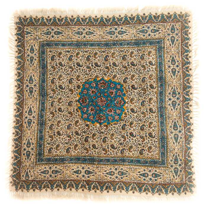 رومیزی قلمکار زابلیان طرح ترنج کد 120T