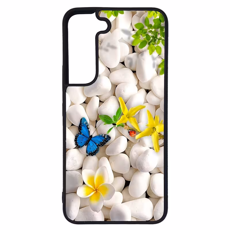 کاور طرح پروانه کد G-168 مناسب برای گوشی موبایل سامسونگ Galaxy S22 | دیجی قاب دونی