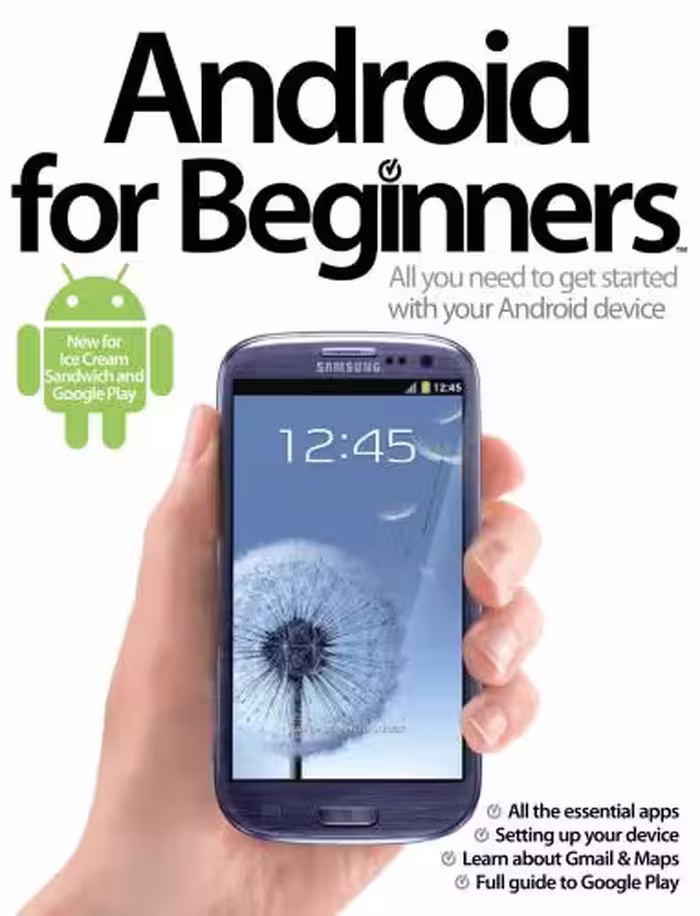 خرید و دانلود نسخه کامل کتاب Android for Beginners