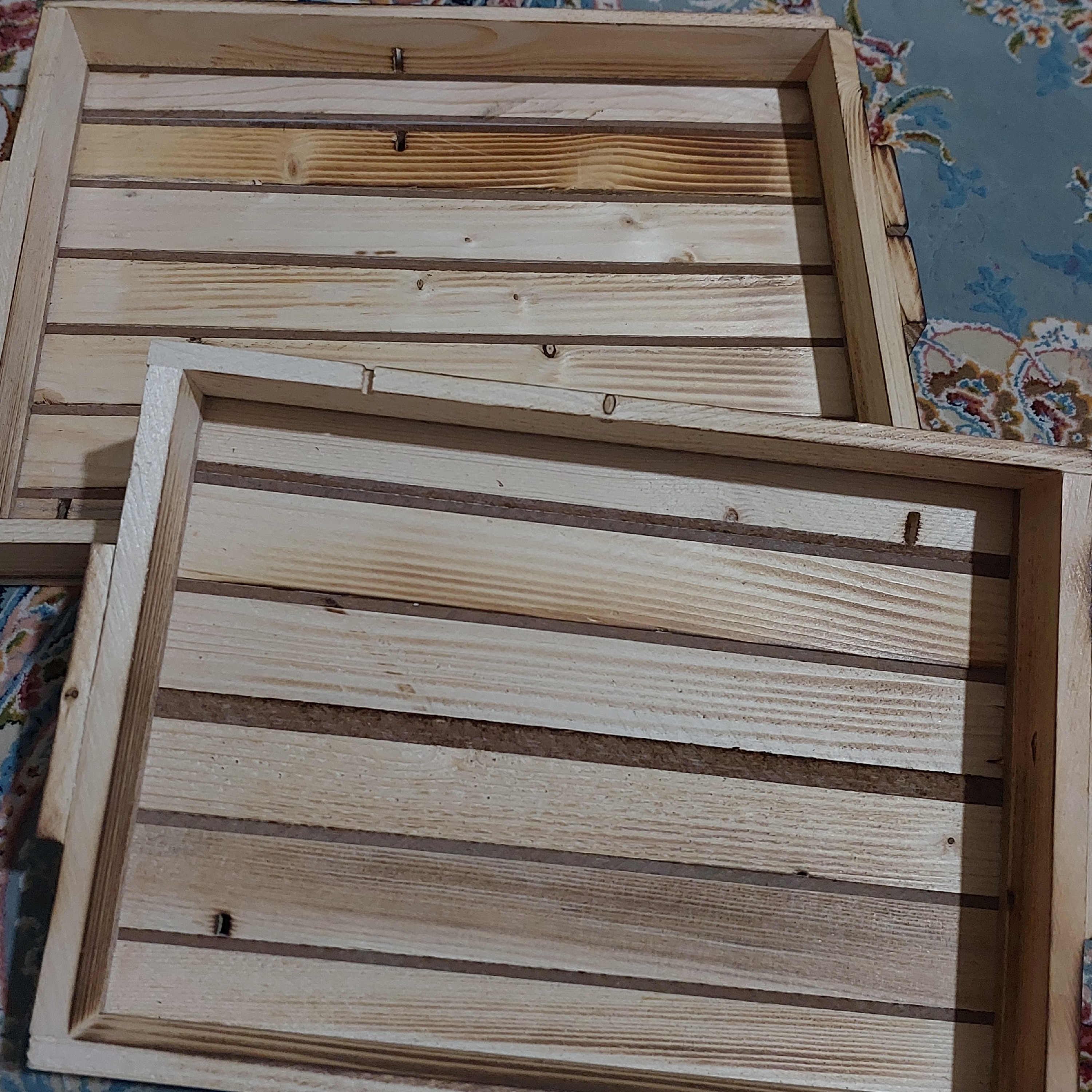 سینی چوبی دکوری تزیینی مناسب سرو و پذیرایی  آشپزخانه