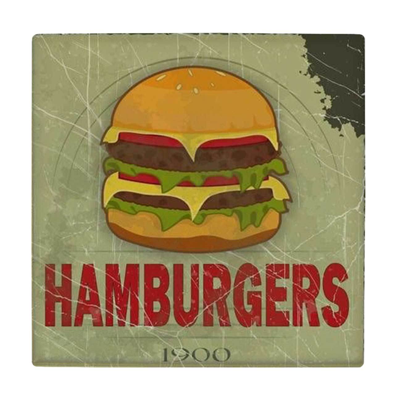 زیر لیوانی طرح همبرگر کد    3788201_1780