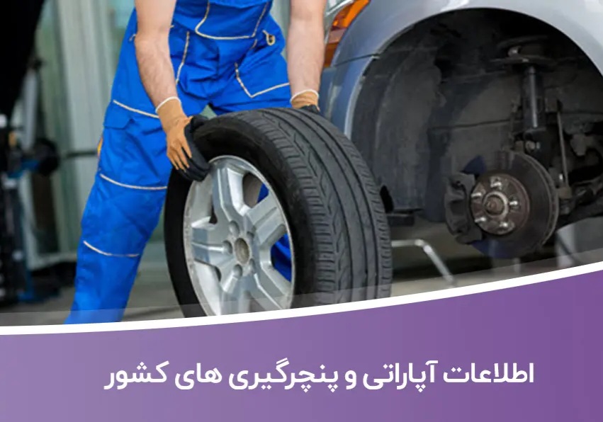 خرید و دانلود بانک اطلاعات آپاراتی و پنچرگیری های کشور
